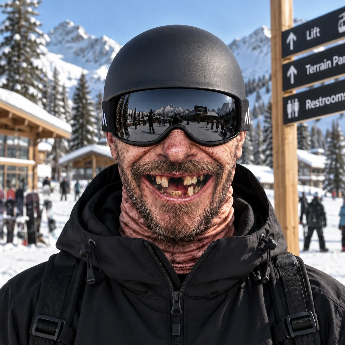 FunnyFace Ski mask