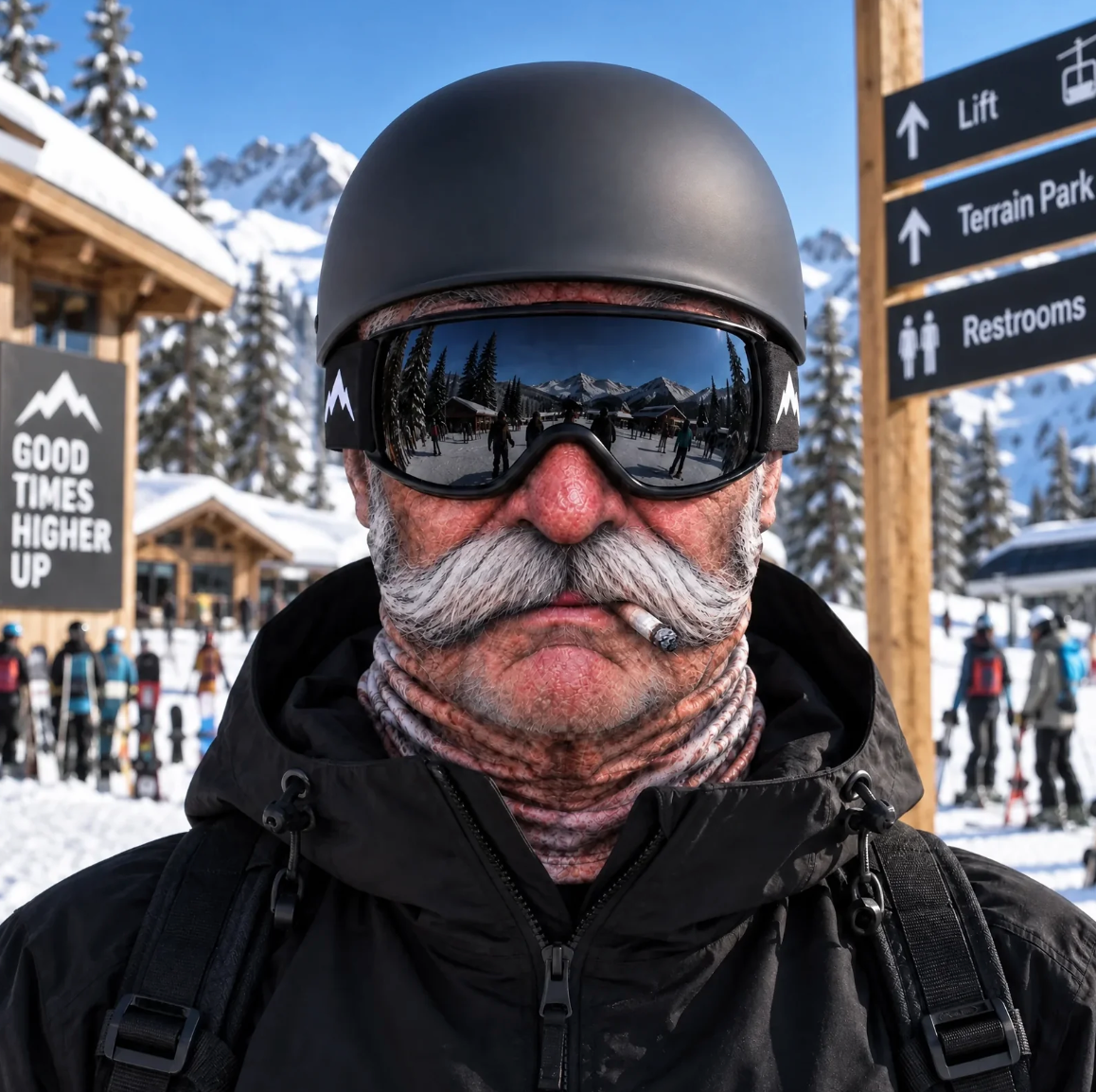FunnyFace Ski mask