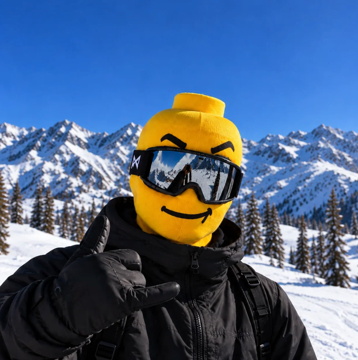 FunnyFace Blockhead Mask