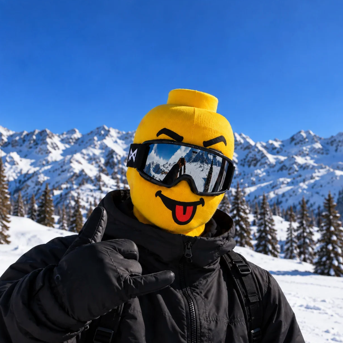 FunnyFace Blockhead Mask