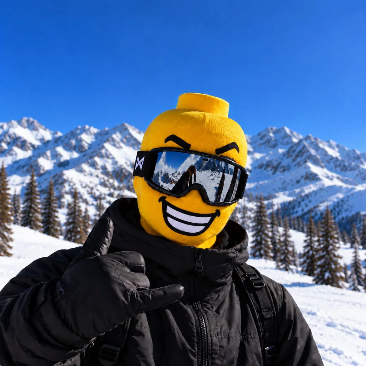 FunnyFace Blockhead Mask